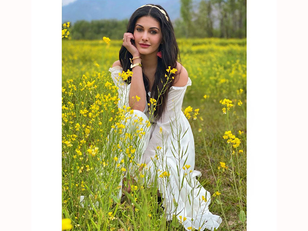 Amyra Dastur In A White Flowy Dress