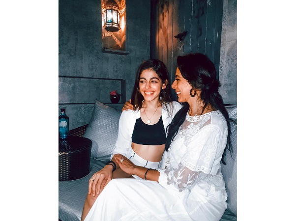 Pooja Bedi and Alaya F Pooja Bedi and Alaya F