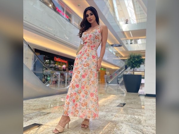 Mouni Roy In A Multicolour Floral Dress