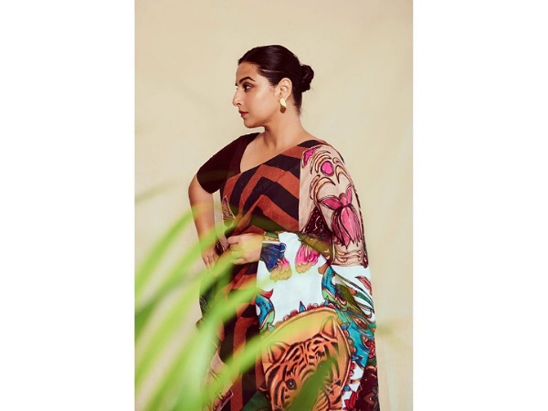 Vidya Balan Tiger Saree Vidya Balan Tiger Saree