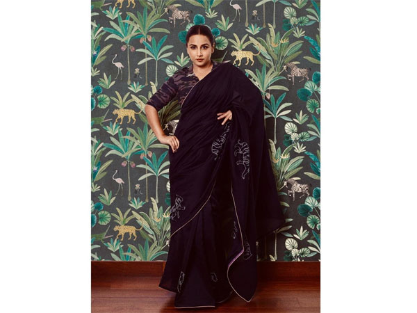 Vidya Balan Tiger Inspired Saree
