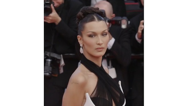 Cannes 2021: Bella Hadid’s Bun Hairstyle
