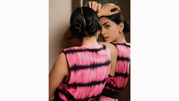 Mrunal Thakur Aces Low Space Buns