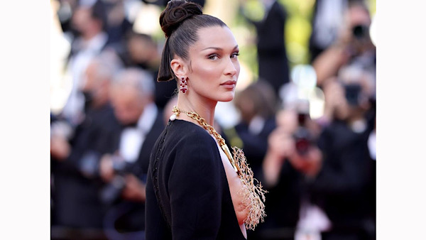 Cannes 2021: Bella Hadid’s Bun Hairstyle