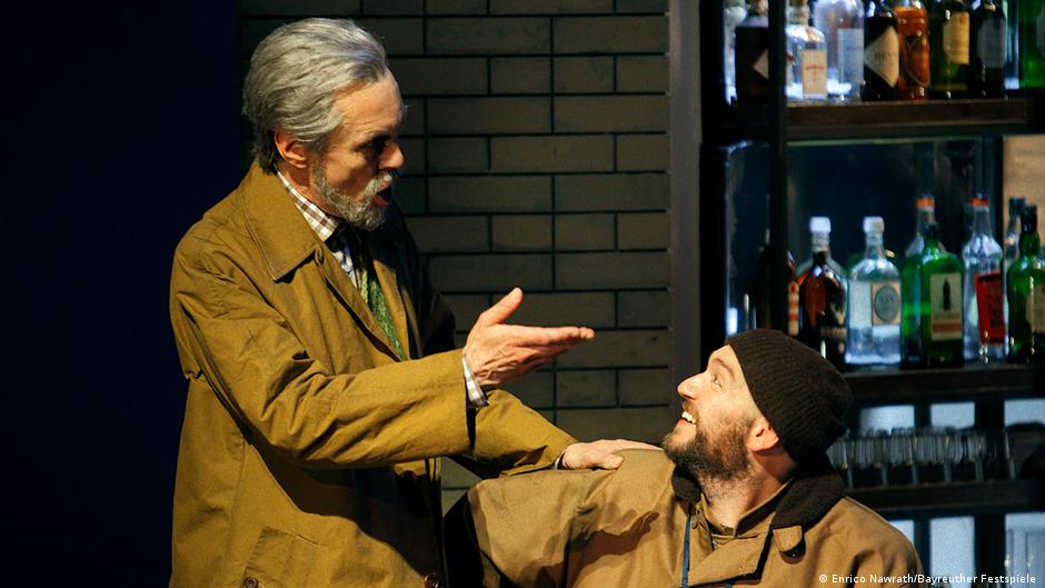 Daland (Georg Zeppenfeld) with his helmsman (Attilio Glaser)