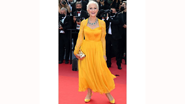 Helen Mirren at Cannes 2021