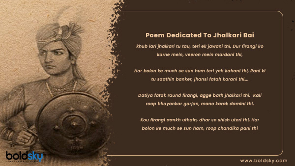 10. Poem Dedicated To Jhalkari Bai