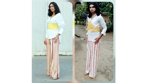 Neel Ranaut Mrunal Thakur Outfit