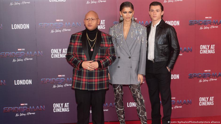 Jacob Batalon, Zendaya and Tom Holland are the young stars of the upcoming movie