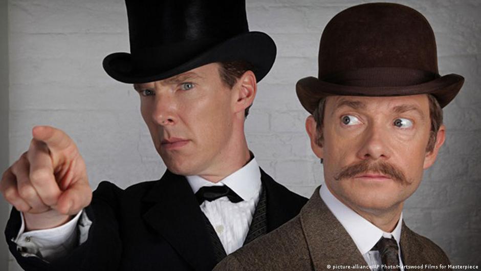 Benedict Cumberbatch, left, as Holmes and Martin Freeman as Dr. John Watson Benedict Cumberbatch, left, as Holmes and Martin Freeman as Dr. John Watson
