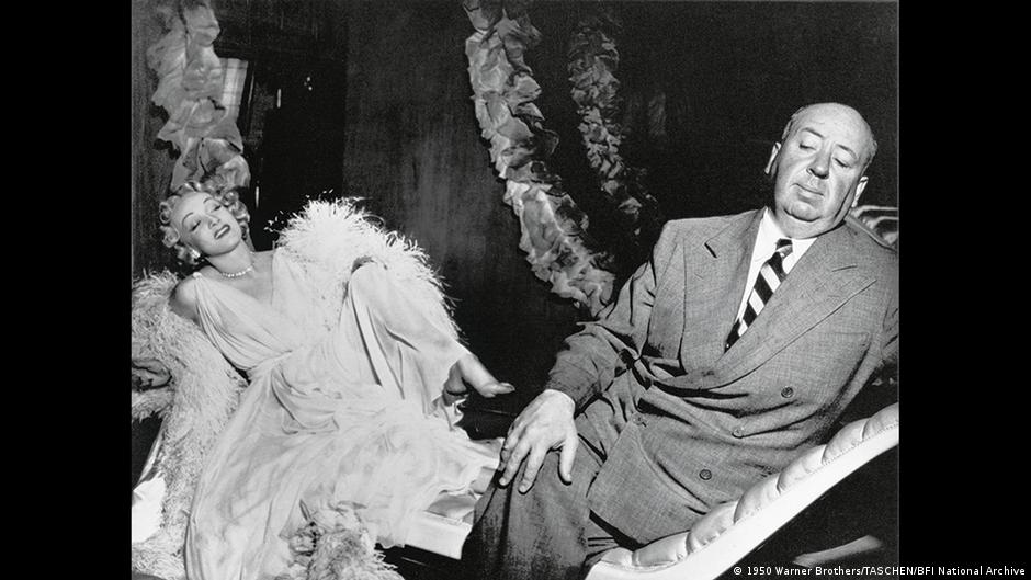 Dietrich with star director Alfred Hitchcock: Who is the diva?
