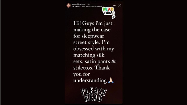 Urvashi Rautela Sets New Sleepwear