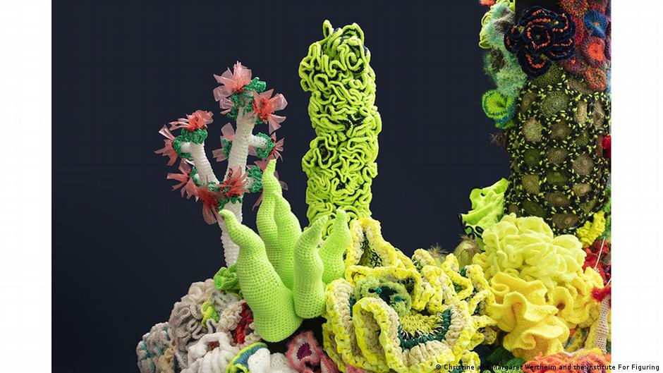 Contributors to Crochet Coral Reef are given a base pattern and encouraged to use their imagination