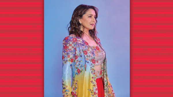 Madhuri Dixit Flaunts A Floral Outfit 