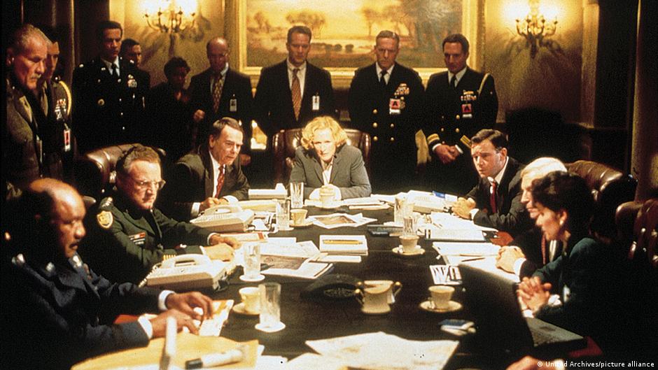 Glenn Close plays the US vice president in the 1997 film Air Force One Glenn Close plays the US vice president in the 1997 film Air Force One