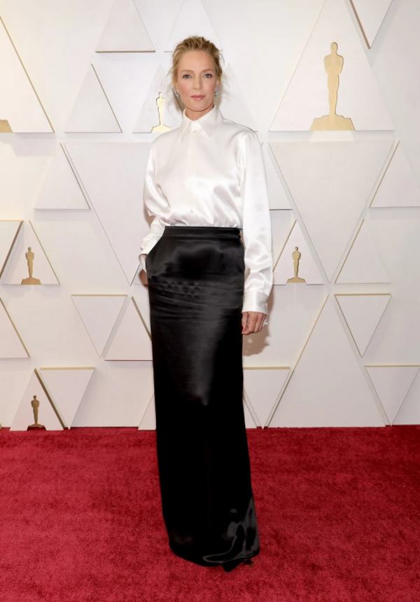 Uma Thurman at the Oscars 2022