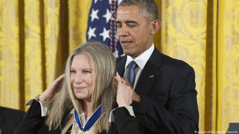 Receiving the Presidential Medal of Freedom in 2015