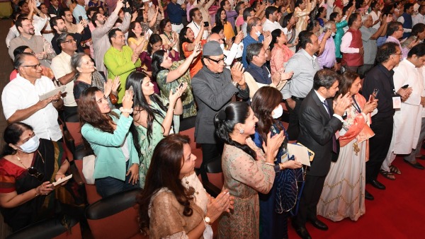 PM Narendra Modi Receives 1st Lata Deenanath Mangeshkar Award At Ceremony In Mumbai