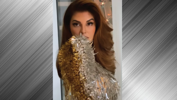 Jacqueline Fernandez In Golden Shimmer