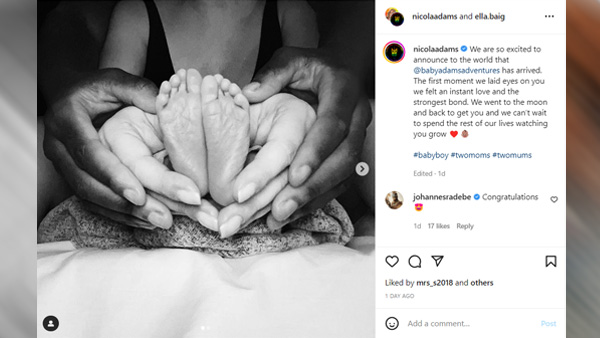 Nicola Adams & Ella Baig Welcome Child