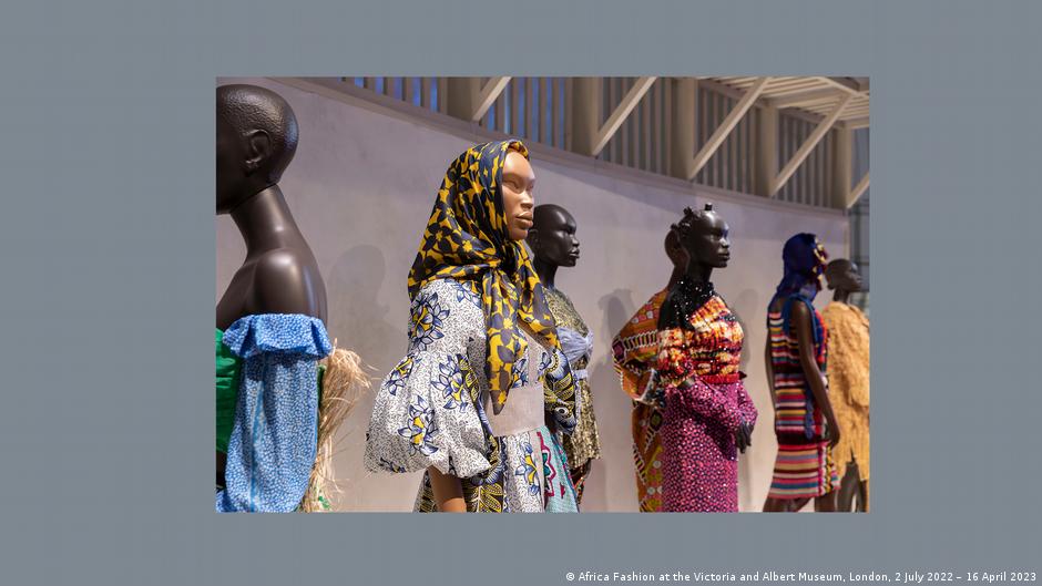 Many of the garments on display come from the personal archives of famous African designers from the mid-20th century