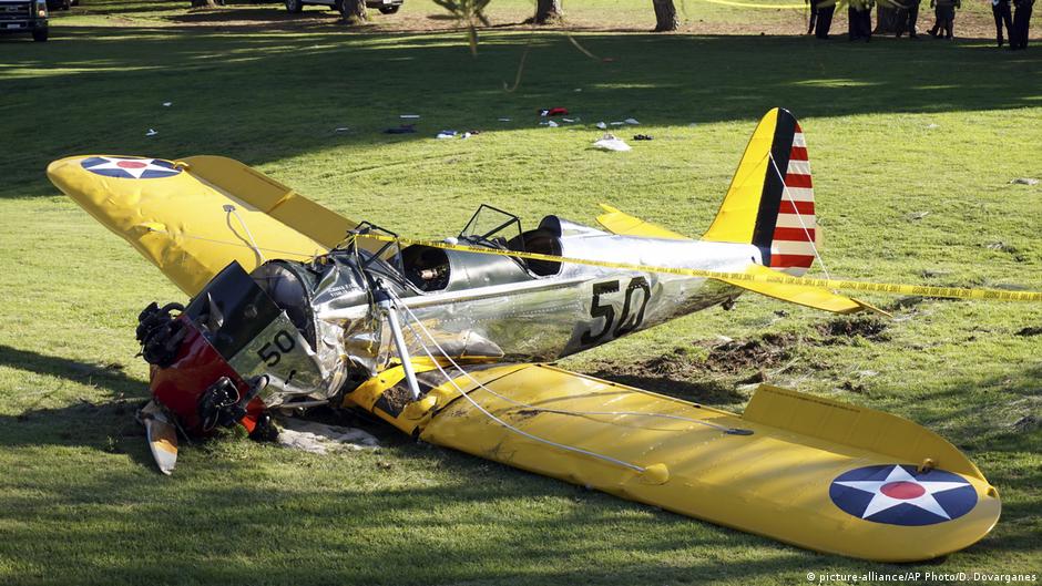 The plane Harrison Ford crash-landed on a golf course in Los Angeles in 2015