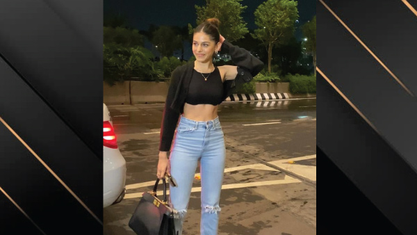 Airport Fashion: Alaya F Leaves Bangkok 