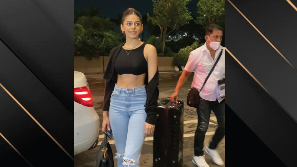 Airport Fashion: Alaya F Leaves Bangkok 