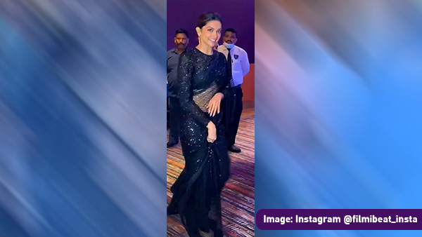 Deepika Padukone And Her Black Saree! Deepika Padukone And Her Black Saree!