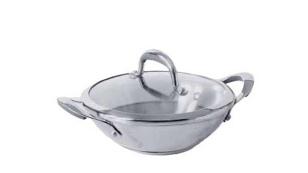 Steel Kadhai with Lid Steel Kadhai with Lid