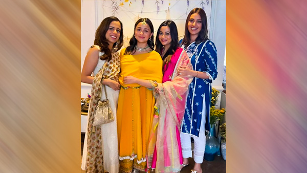 Alia Bhatts Ethnic Look For Baby Shower