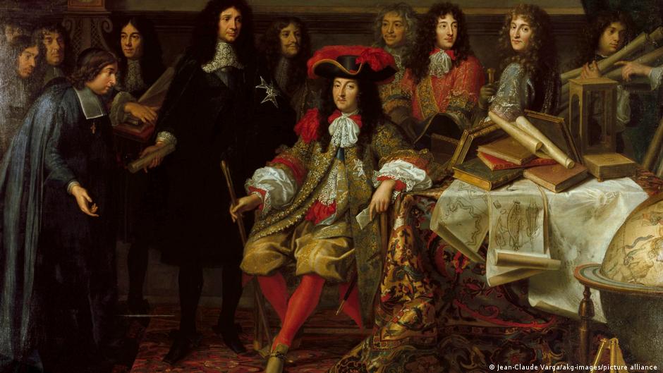 A far cry from the modern day tie: the collar ornament of Louis XIV