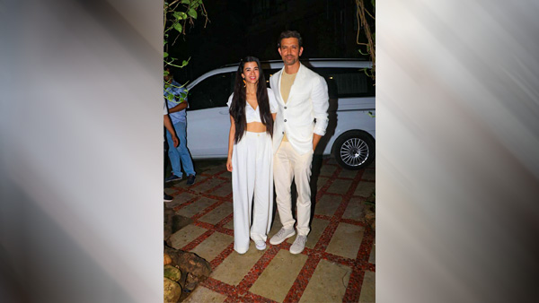 Hrithik Roshan & Saba Azad Twin In White