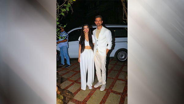 Hrithik Roshan & Saba Azad Twin In White
