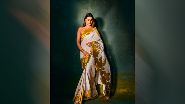 Kriti Sanons Alluring Saree Look Kriti Sanons Alluring Saree Look