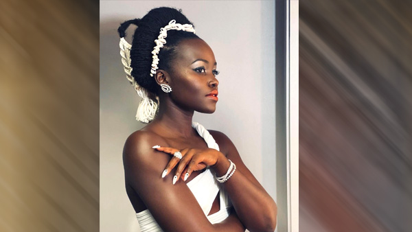 Lupita Nyongos Angelic Braided Outfit