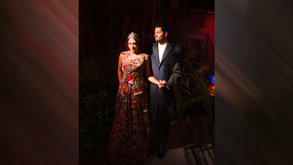 Richa & Ali Fazal’s Boho Reception Look