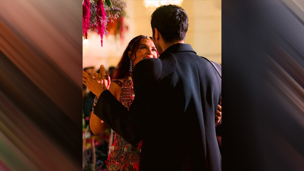 Richa & Ali Fazal’s Boho Reception Look