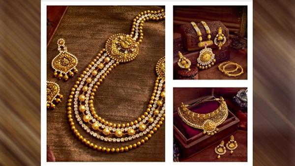 Antique Gold And Diamond Jewellery
