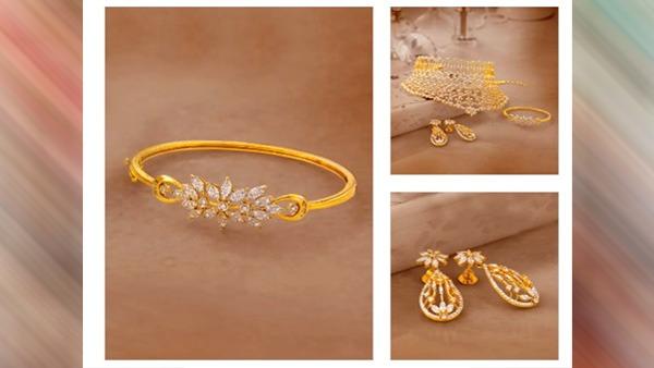 Antique Gold And Diamond Jewellery