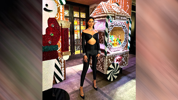 Ananya Panday’s Black Jumpsuit Ensemble