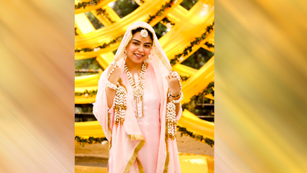 Saba Ibrahims Haldi Ceremony Look 