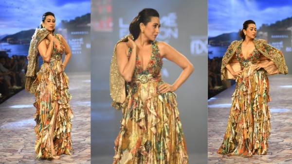 Karishma Kapoor Walks for Ranna Gill On Day 4 Of Lakme Fashion Week