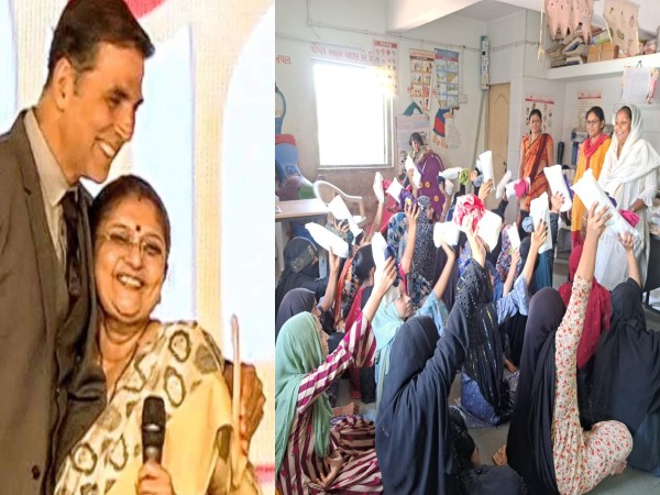 Akshay Kumar with Meena Mehta