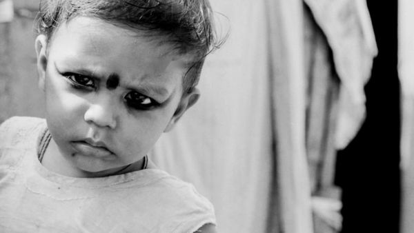 Kajal Dot On A Baby’s Forehead