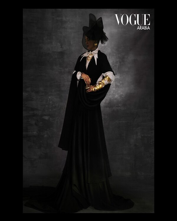 Rekha Stuns At Vogue Arabia Photoshoot