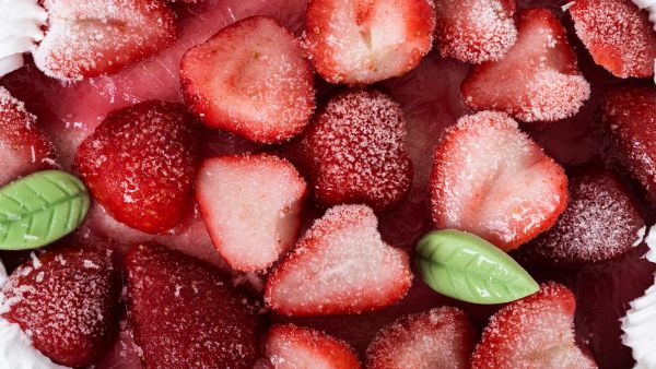 Frozen Strawberries For Breakfast