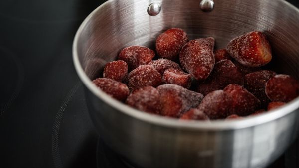 Frozen Strawberries For Breakfast
