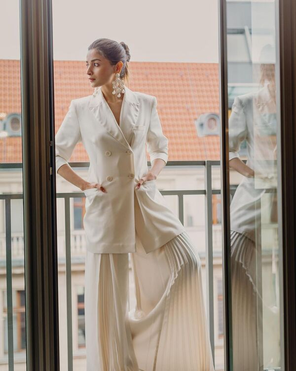 Alia Bhatt’s Pantsuit Style