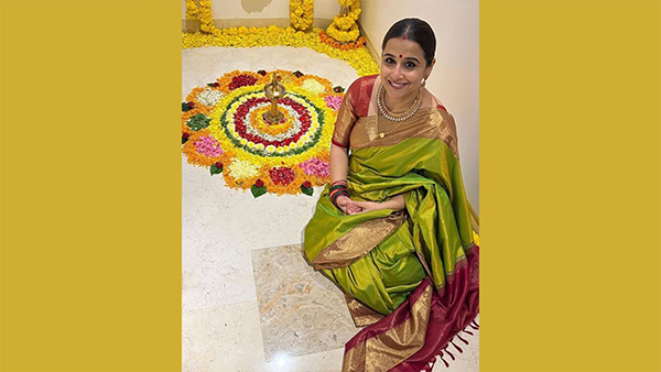 Vidya Balan handloom saree